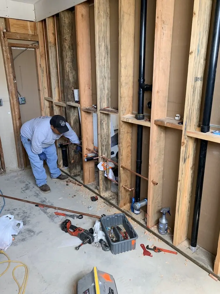 Commercial rough-in plumbing for Commercial Plumbing in South Natick
